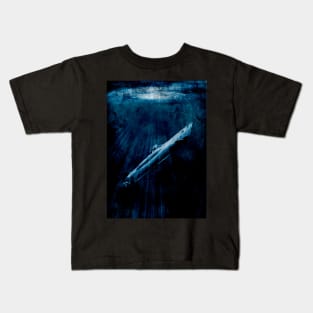 A German U-boat about to surface Kids T-Shirt